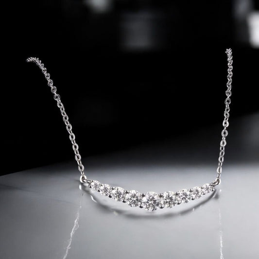 Smile Zircon Necklace