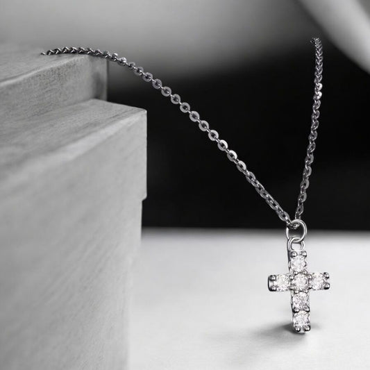 Cross Zircon Necklace