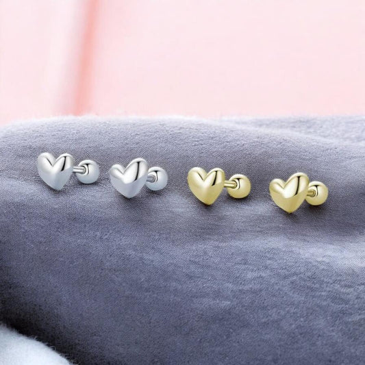 Mini Heart Earrings