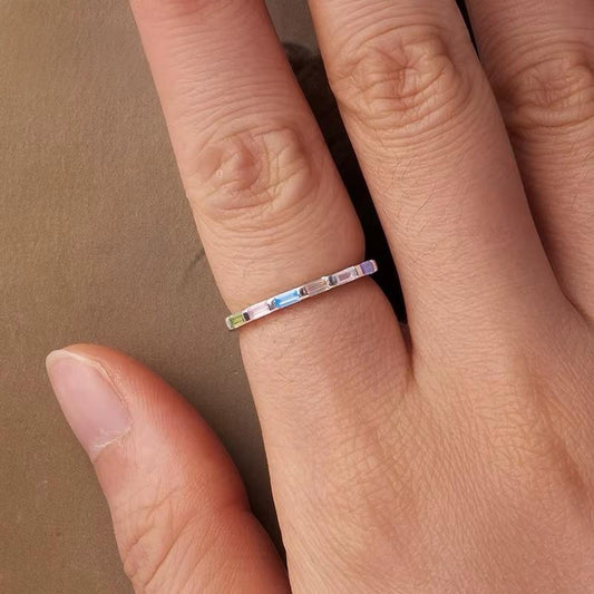 Dainty Rainbow Ring